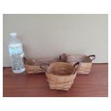 1993 Longaberger Sweet Basil Basket with Plastic