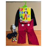 Mickey Mouse Costume Size 3T-4T