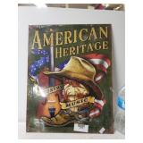 Metal American Heritage Country Music Sign -