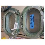 2 Brass Portholes