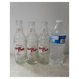 (3) Hazle Club Glass Bottles