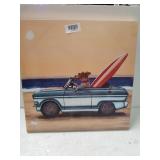 Driving Beach Dog Canvas Art