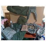 Large Lot of Miscellaneous Camouflage Bags &