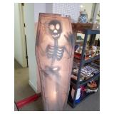 Light Up Moving Mummy In Coffin For Halloween