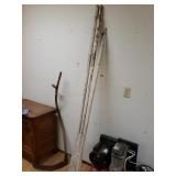 Vintage Boat Hooks And Oars