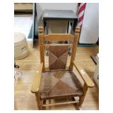 Vintage Cracker Barrel  Childs Rocking Chair