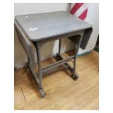 Metal Drop Leaf Side Table