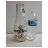 Lewes Dairy Eggnog Glass Bottle - Quart Size