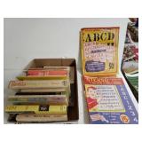 Vintage Books And Stencils