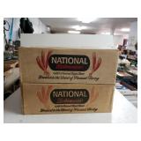 Vintage National Bohemian Beer Cans. 2 Cases