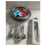 Stove Drip Bowls, Measuring Spoons, Serving Spoon