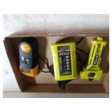 Ryobi Charger, Zircon Stud Finder & Other