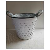 Galvanized Slotted Bucket