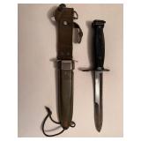U.S. M8A1 WWII Bayonet Fits Garand