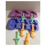 Mermaid & Seahorse  Ice Pop Molds
