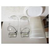 Large Mason Jars W/ Lids, Rubbermaid Containers