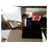 Assorted Notebooks,  Desk Organizer  & More