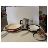 Food Network Frying Pans, Lids Coffee Pot And