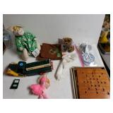 Hess Truck. Needs Repair, Board Game, Tea Set And