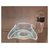 Beautiful Vintage Fostoria Sapphire Blue Curved