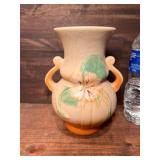 Vintage Weller Pottery Pedestal Vase Cream and