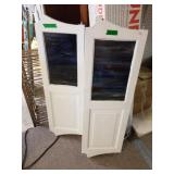 Decorative Shutters With Painted Glass(2)