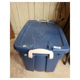 Storage Tote With Contents To Include Air