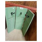 Decorative Shutter Coat Rack