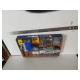 Metal Yardstick, Assorted Screws,  Plugs