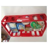 Coca-cola Crate With Assorted Items