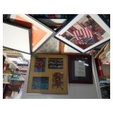 Assorted Frames, Mirror,  Pictures