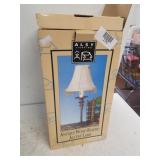 Wood Beaded Accent Lamp