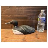 Carved Wooden Loon Decoy