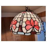 Tiffany Style Hanging Lamp With Wall Plug In