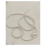 Sterling Snake Chain Necklace