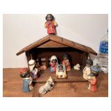 African American Nativity Set With Original Box
