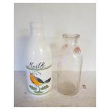 Milk Bottle & Decorative Milk White Bottle