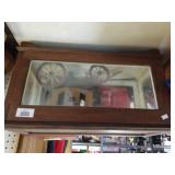 Vintage Carriage In Display Case