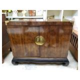 Vintage Mid Century Baker Credenza With Brass