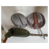 Army Shovel & Army Plate With Utensils