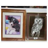 Chaplin Owl Picture And Puppy Picture