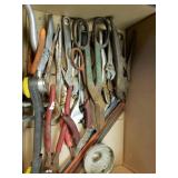 Tool Lot To Include Snips, Wrenches And More