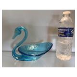 Hand Blown Glass Art Swan