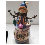 Jim Shore Heartwood Creek Snowman Music Box