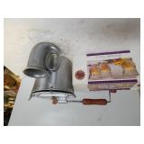 Popcorn Popper, Pineapple Votives, Metal Horn