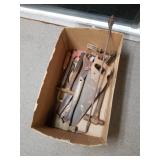 Assorted Tools - Saw, Hacksaw, Hammer Etc