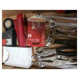 Assorted Tools, Reflectors Chalk, Measuring Tape