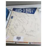 Signatures Of 1962 Baltimore Colts