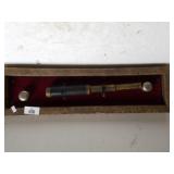 Vintage Spy Scope In Wood Frame Wall Art