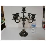Silver Tone Weighted Candlestick